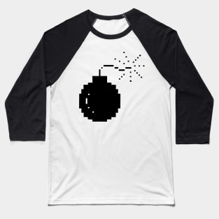 Old Classic Mac System Error Alert Bomb Icon Baseball T-Shirt